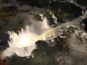 Iguazu Falls-High Above "La Garganta del Diablo" 
