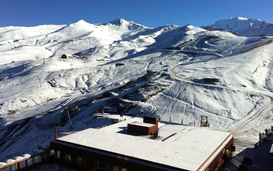 First Snow of the Season-Andes Mountains!